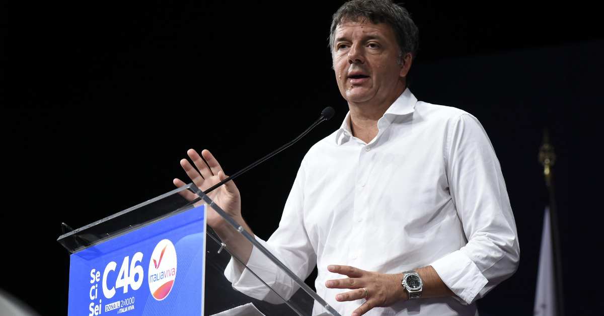 Renzi, la minaccia alla Meloni