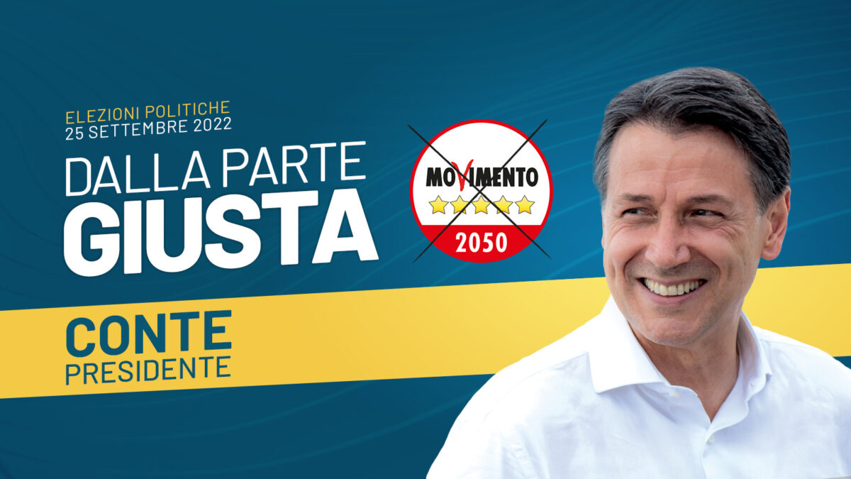 Elezioni 2022: pubblicate le liste del M5S, Conte in 4 regioni