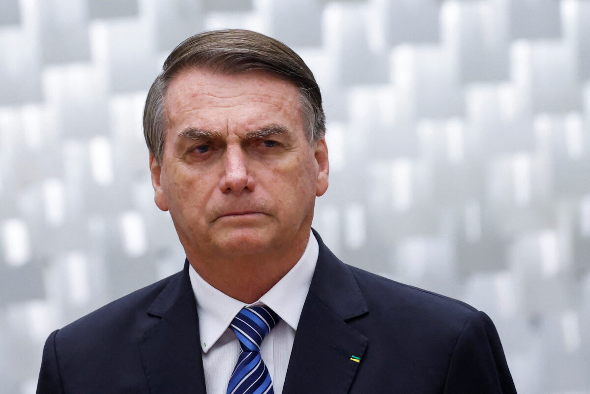 FILE PHOTO: Brazil’s President Jair Bolsonaro attends an inauguration ceremony for new judges of Brazil’s Superior Court of Justice in Brasilia