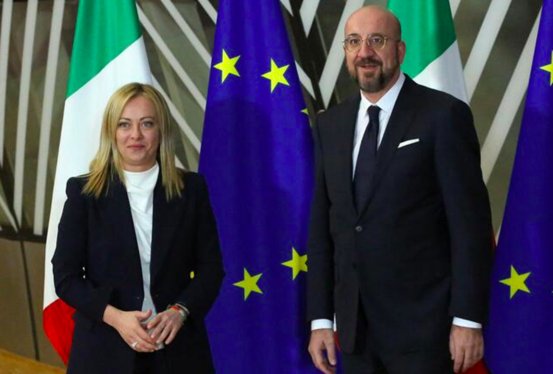 Giorgia Meloni ha ricevuto Charles Michel: situazione migranti