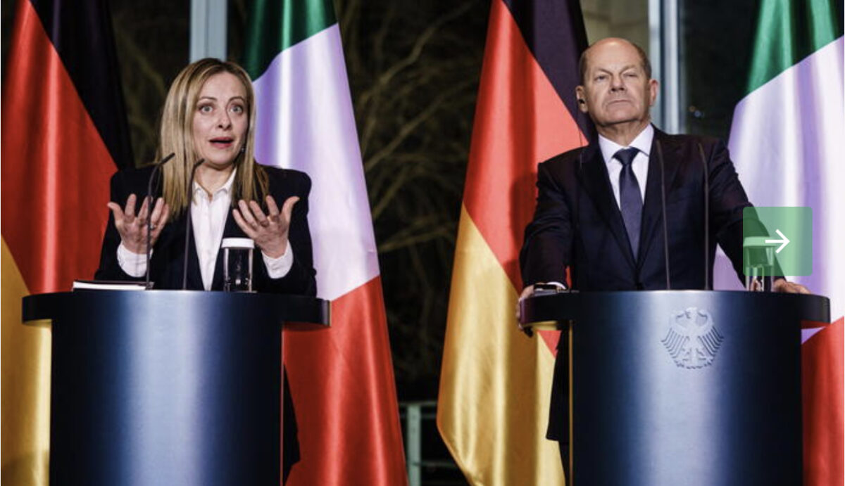 Giorgia Meloni in difficoltà: con la Germania ora è caos