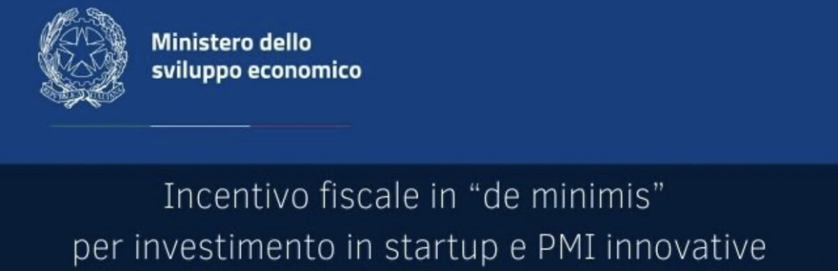 Incentivi fiscali in “de minimis” per startup e PMI: di cosa si tratta e come ottenerli